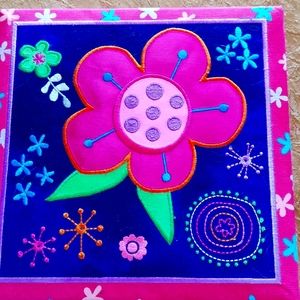 Fabric covered decoration for fun!